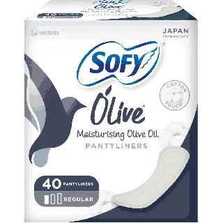 Sofy Olive Femal Napkine Pantiliner Daily Unscented 40 P 8 C