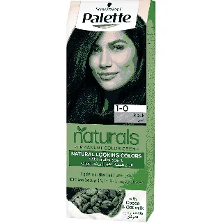 Palette Hair Dye Naturals Color Creme Black 1-0