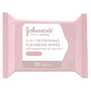 Johnson Make Up Cleansing Wipes Normal To Combination 25P
