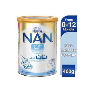NAN BABY MILK POWDER (LF) LACTOSE FREE 400 GM 12 C
