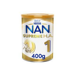 NAN BABY MILK POWDER (1) SUPREME PRO / (HA) FOR ALLERGY 400 GM 12 C