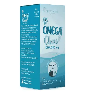 Jp Omega Chew 200 Mg Srawberry Cap 60 P