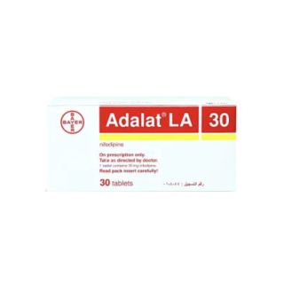 ADALAT-LA 30 MG TABLET 30P