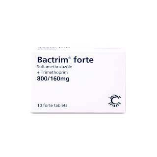 BACTRIM-FORTE 800/160 MG TABLET 10P