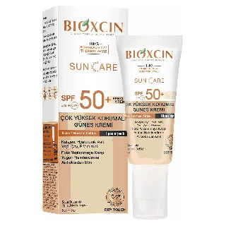 Bioxcin Sun Care Spf 50+ Tinted Very High Protection Sun Cream Dry/Normal Skin 50 Ml