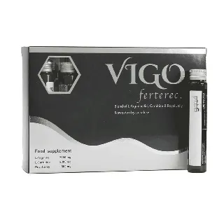 VIGO FERTERECT L-ARGININE L-CARNITINE ROYAL JELLY 4500MG 14 BOTTLE