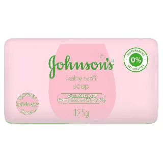 Johnson Baby Soab Bar With Baby Oil Rose 125 Ml