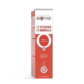 Biofar 12 Vitamines 12 Mineraux Effervescent Tabs 20P