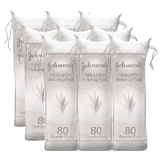 Johnson Make Up Cotton Pads 80 P 6+3 Offer