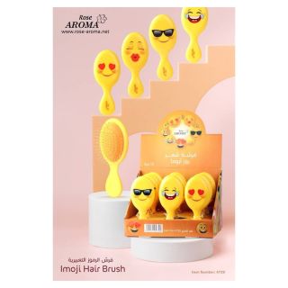 Rose Aroma Kids Hair Brush Emoji 4739