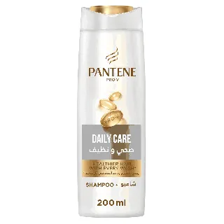 Pantene Hair Shampoo Daily Care Clean And Healthy 200 / 190 Ml