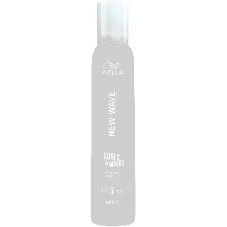 Wella New Wave Hair Mousse Heat Protect Curls Waves 3 200 Ml
