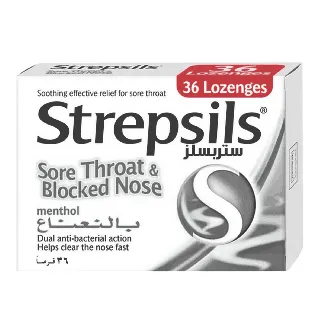 Strepsils Throat Blockednose Lozenge 36 P