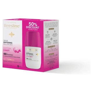 Beesline Deodorant Roll Cotton Candy Whitening 50 Ml (1+50% Disc) Offer