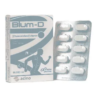 Blum-d Vitamin D3 50000Iu Capsule 20 film coated tablet