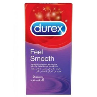 DUREX CONDOM THIN FEEL SMOOTH 6 P