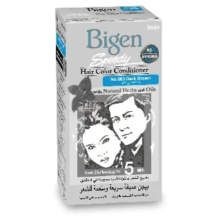 Bigen Hair Color Conditioner With Natural Herbs Dark Brown 883