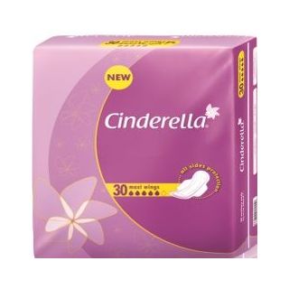 CINDERELLA FEMALE NAPKIN LARGE WITH WINGS 30*4 C/ 30*6 C
