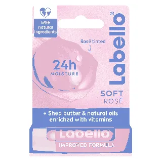 Labello Lip Balm Soft Rose 24 C