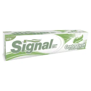 Signal Tooth Paste Center Fresh With Mouth Wash Green 120 Ml
