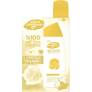 Lifebuoy Body Wash Lemon Fresh 300 Ml + Loof