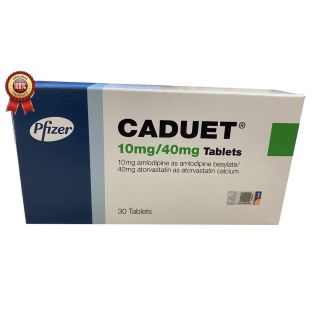 CADUET 10/40 MG TABLET 30P