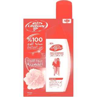 Lifebuoy Body Wash Total Care 300 Ml + Loof
