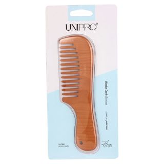 Professional Hair Wooden Comb With Handle 18.5 Cm 4762