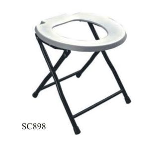 COMMODE CHAIR 898 SMALL BLACK/WHITE