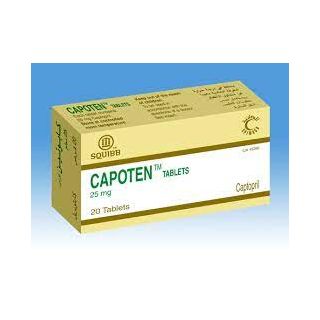 CAPOTEN 25 MG TABLET 20P