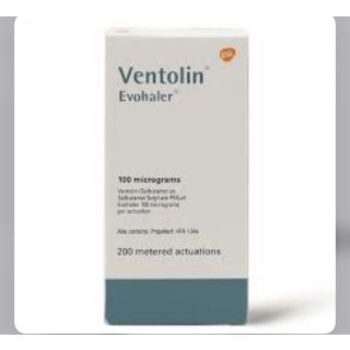 VENTOLIN 100 MCG EVOHALER 200 P
