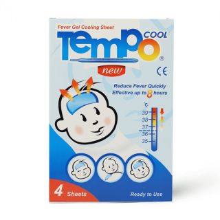TEMPO COOL FEVER GEL COOLING SHEET 4P*12PK
