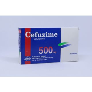 CEFUZIME 500 MG TABLET 10P