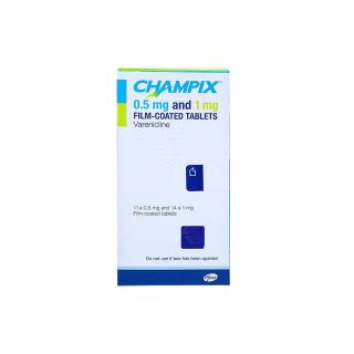 CHAMPIX 0.5 / 1 MG TABLET 25P