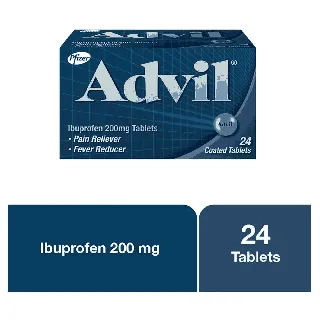 ADVIL 200 MG TABLET 24P