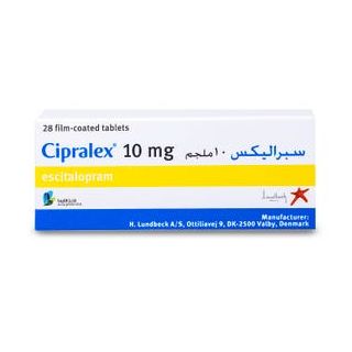 CIPRALEX 10 MG TABLET 28P
