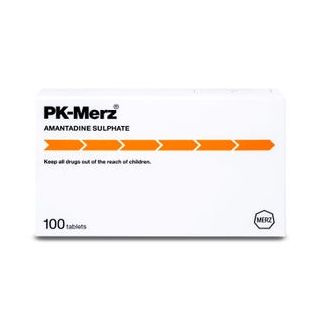 PK-MERZ AMANTADINE 100 MG TABLET 100 P