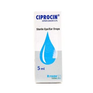 CIPROCIN 0.3% EYE & EAR DROP 5 ML