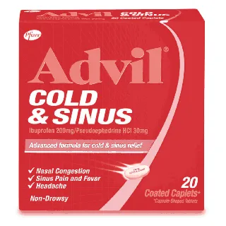 ADVIL-COLD&SINUS CAPLET 20P