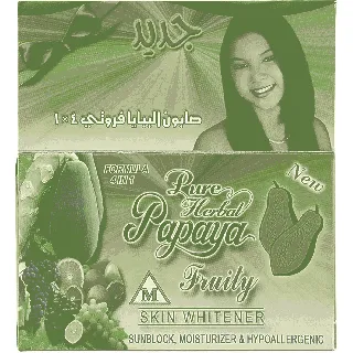 Papaya Soap Bar 4*1 135 Gm Fruity