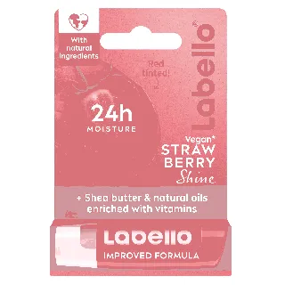 Labello Lip Balm Strawberry Fruity Shine 24 C