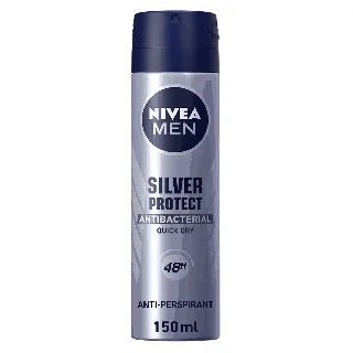 Nivea Deoderant Spray Men Silver Protect 150 Ml
