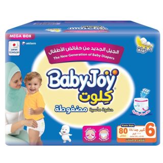 بيبي جوي عبوة مزدوجة ميجا (6) 1*80 بوكس