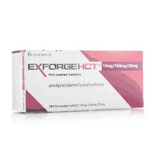 EXFORGE 10/160/25MG TABLET 28P