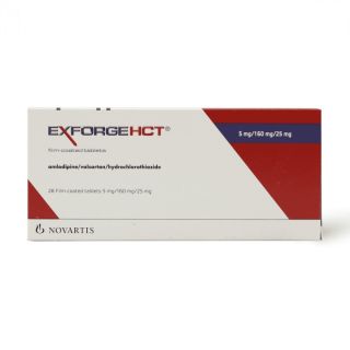 EXFORGE 5/160/25 MG TABLET 28P