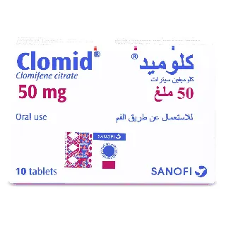 CLOMID 50 MG TABLET 10P