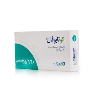 CO-TABUVAN 160/25MG TABLETS 30P