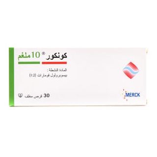 CONCOR 10 MG TABLET 30P