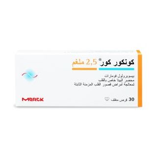 CONCOR-COR 2.5 MG TABLET 30P