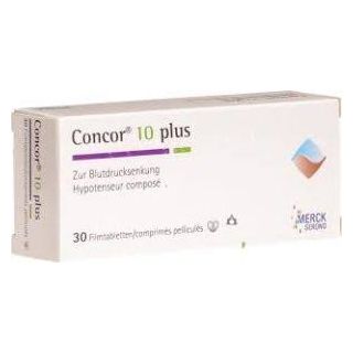 CONCOR-PLUS 10/12.5 MG TABLET 30P